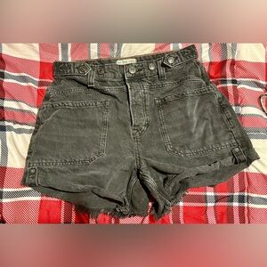 We The Free black denim shorts. Size 28.